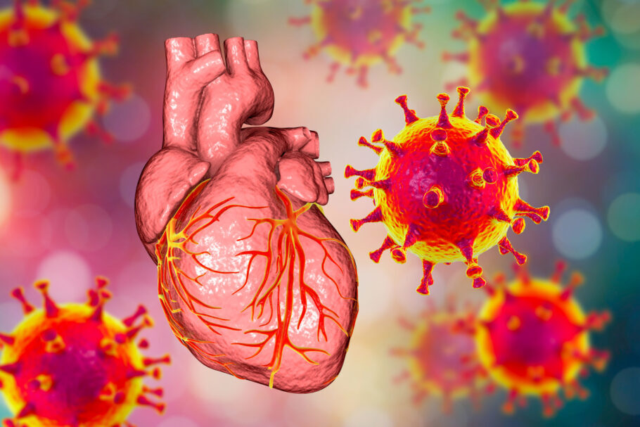 Infecção por coronavírus provoca um sinal sutil no coração
