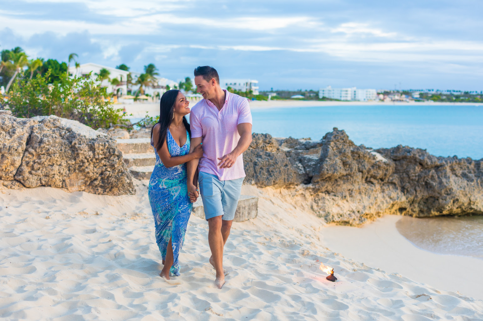 O cenário paradisíaco de Anguilla inspira romantismo aos viajantes que vão curtir um tempo a dois