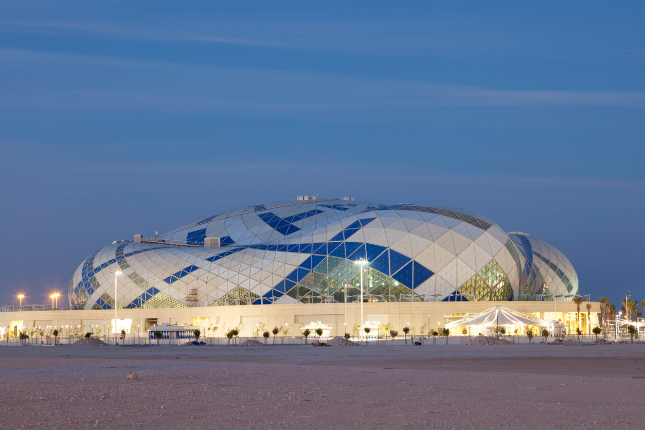 Estádio Lusail em Doha, no Qatar, um dos palcos da Copa do Mundo