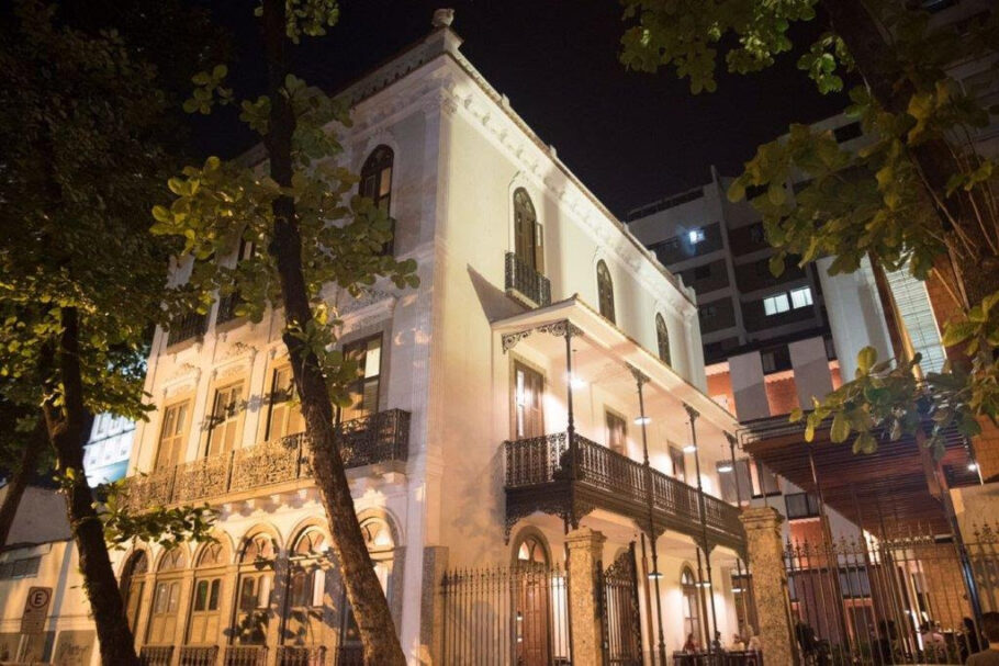Fachada do Villa 25 Hostel & Suítes, no bairro de Laranjeiras, no Rio de Janeiro
