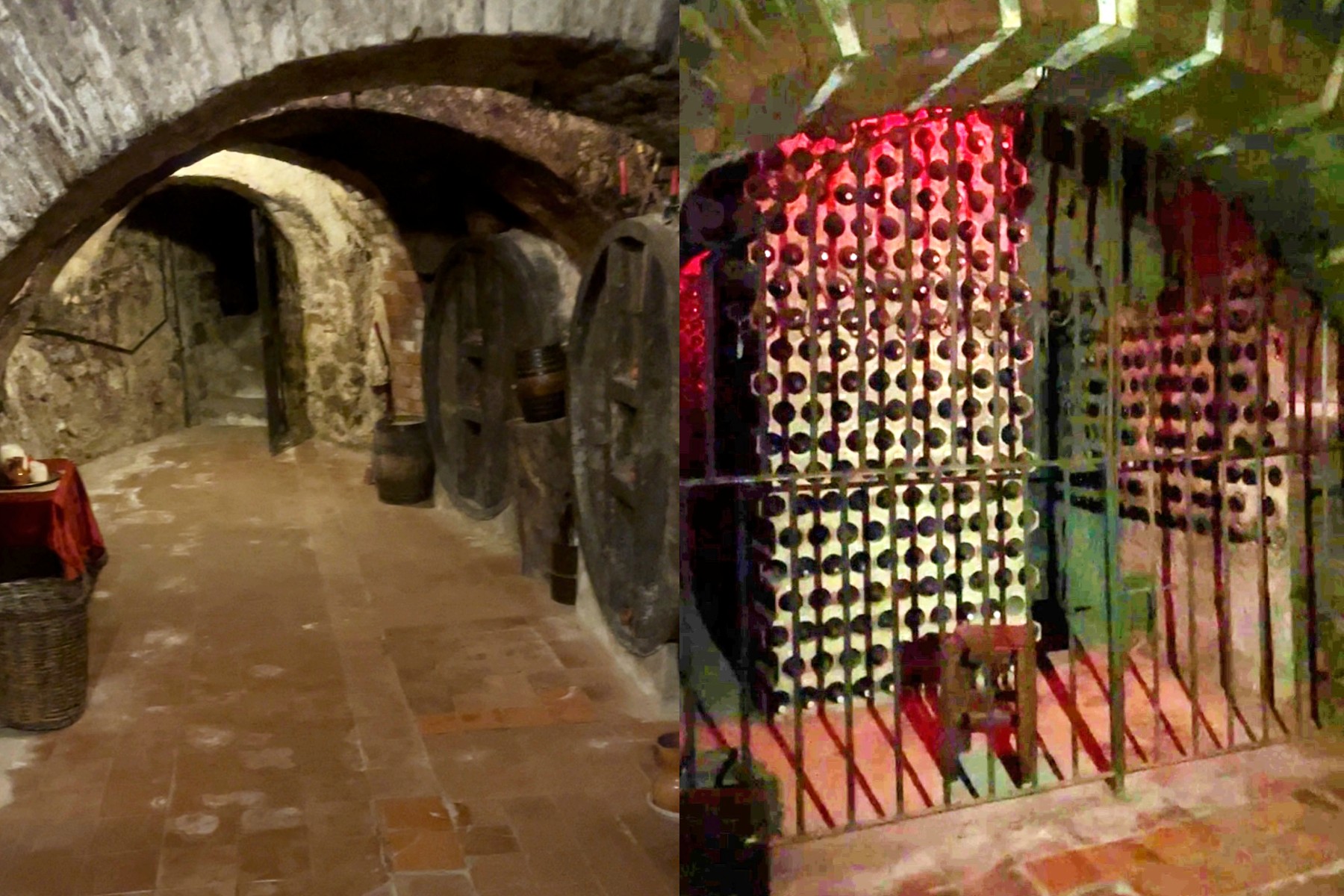 Os túneis e adegas subterrâneas em Aranda de Duero