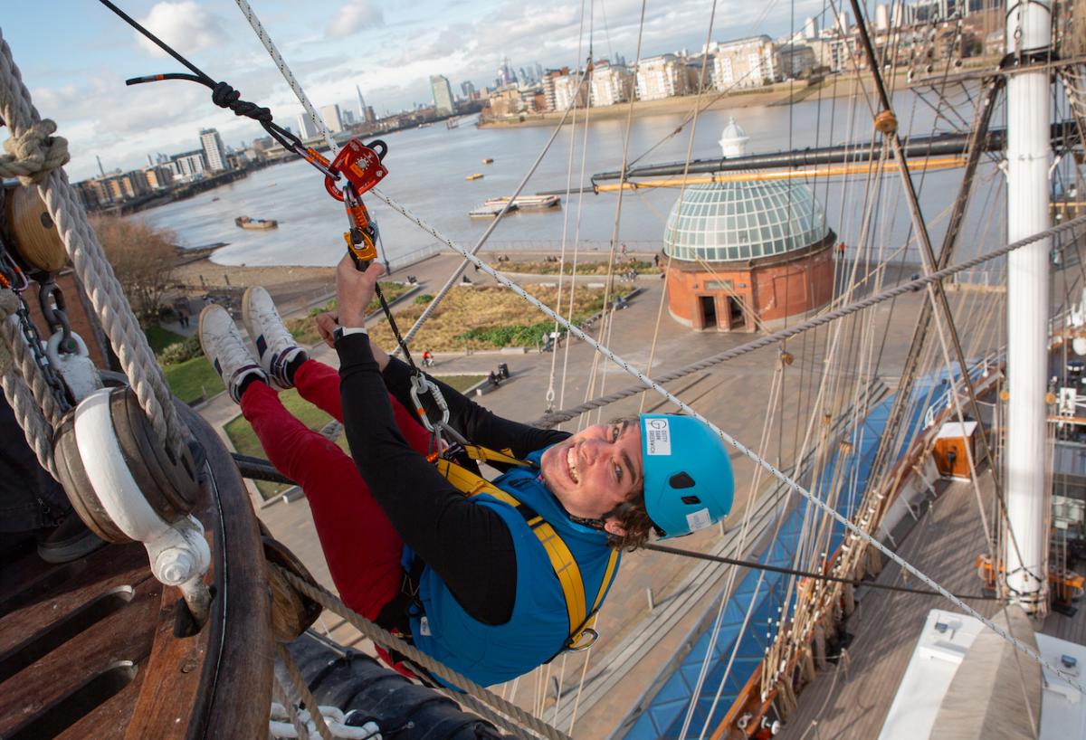 A experiência Cutty Sark Rig Climb é uma nova forma de contemplar o famoso bairro londrino de Greenwich