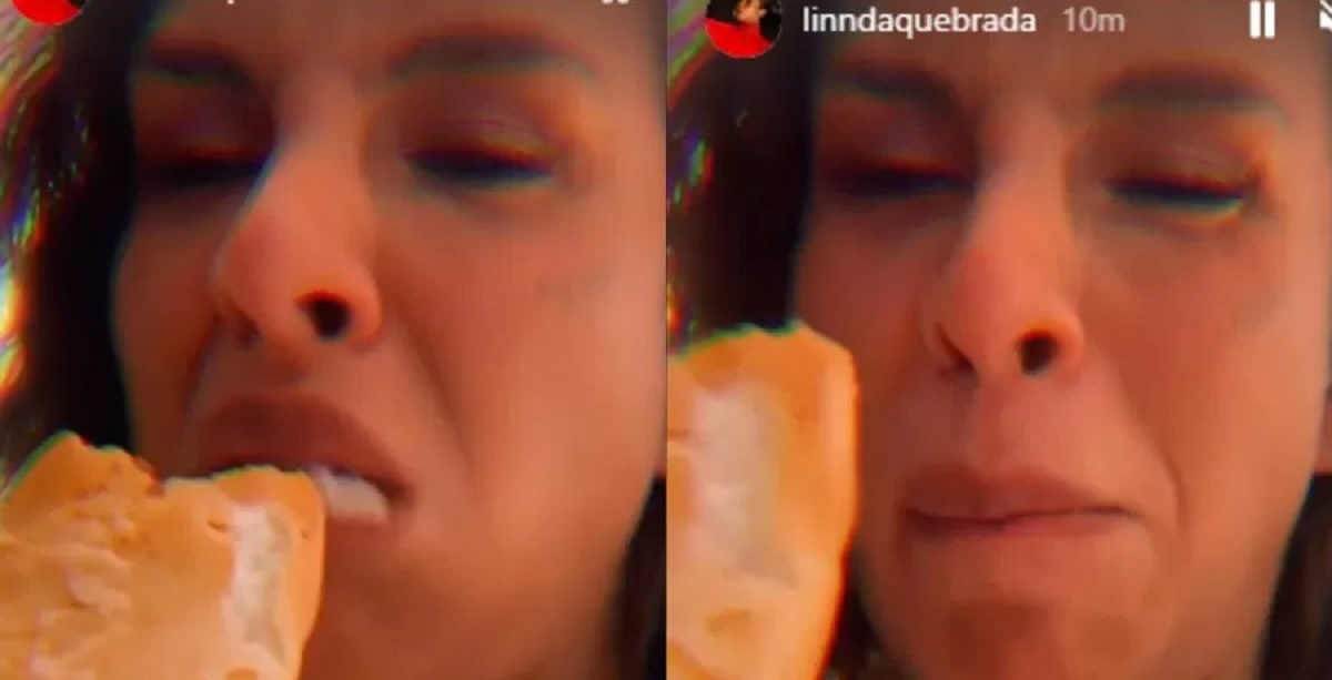 Lina posta vídeo comendo ‘pão mofado’ e web aponta indireta a Arthur