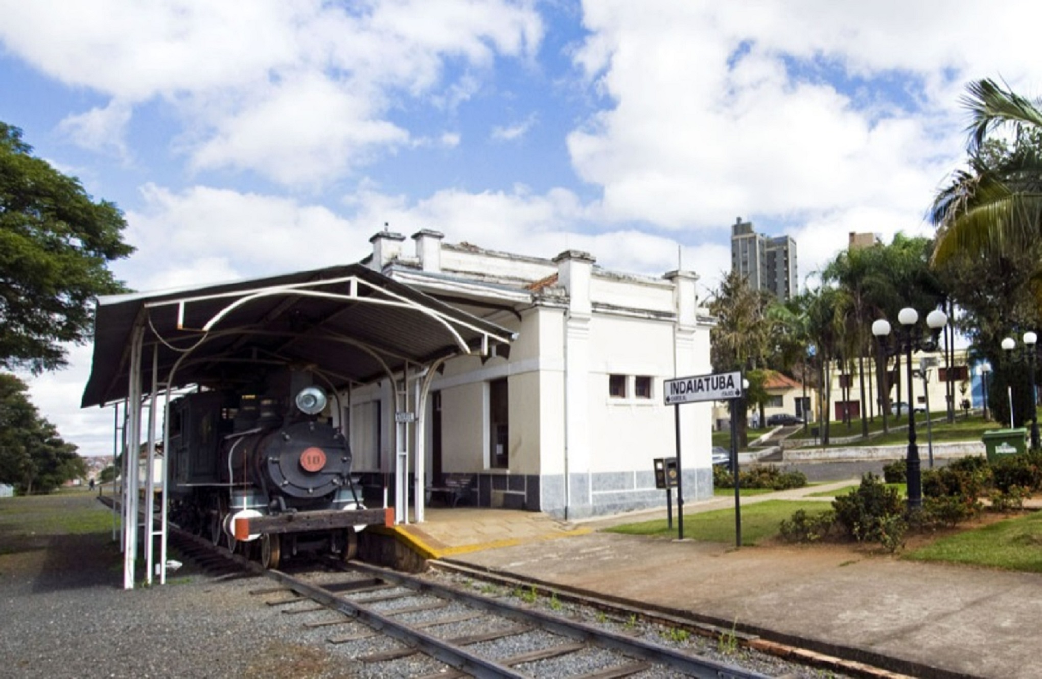 O Museu Ferroviário é uma das atrações em Indaiatuba, no interior de SP