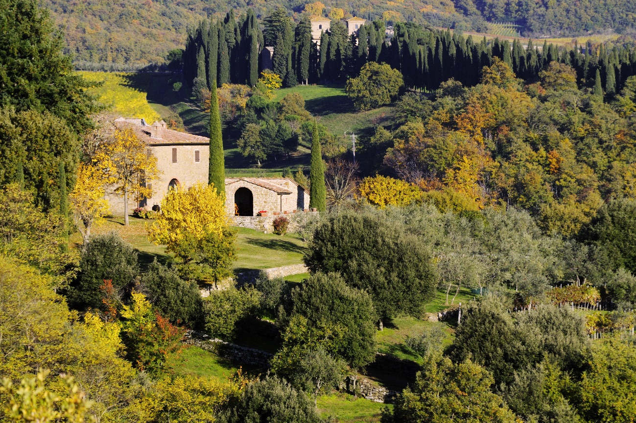 Fazenda na Toscana, um dos 10 mil estabelecimentos de agriturismo cadastrados na Itália para hospedar turistas