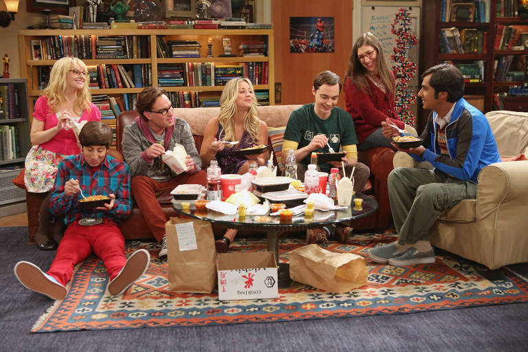 Cena do seriado “The Big Bang Theory”, que fez bastante sucesso no Brasil