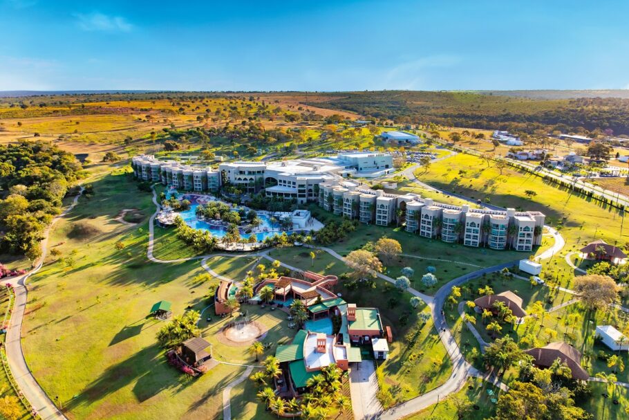 Vista do Malai Manso Resort, na Chapada dos Guimarães (MT)