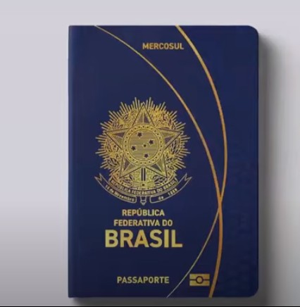 Capa do novo passaporte brasileiro, que começa a ser emitido a partir de setembro