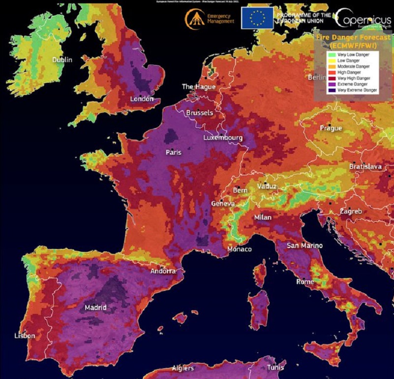 Por que a onda calor da Europa preocupa o mundo?