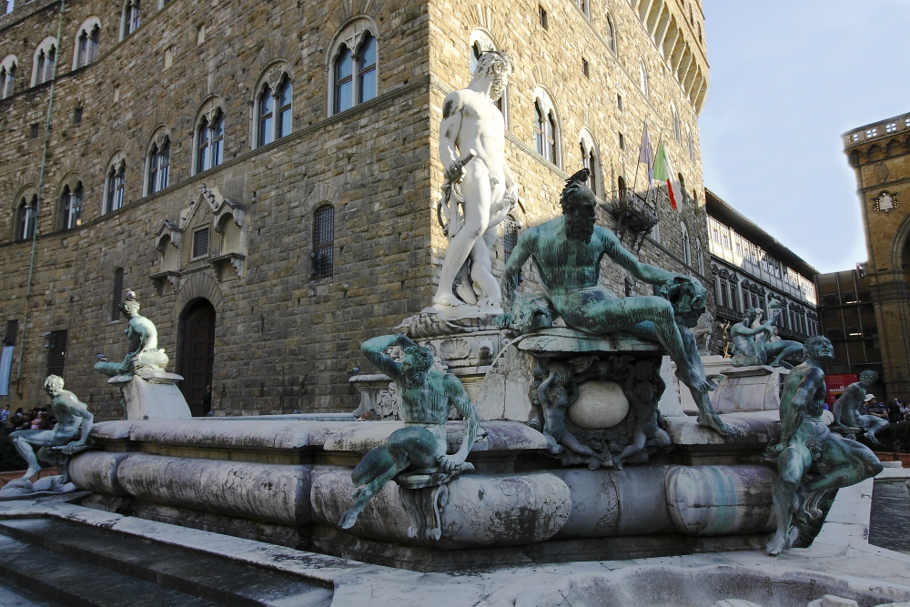  Estátua na Piazza della Signoria, na região central de Florença