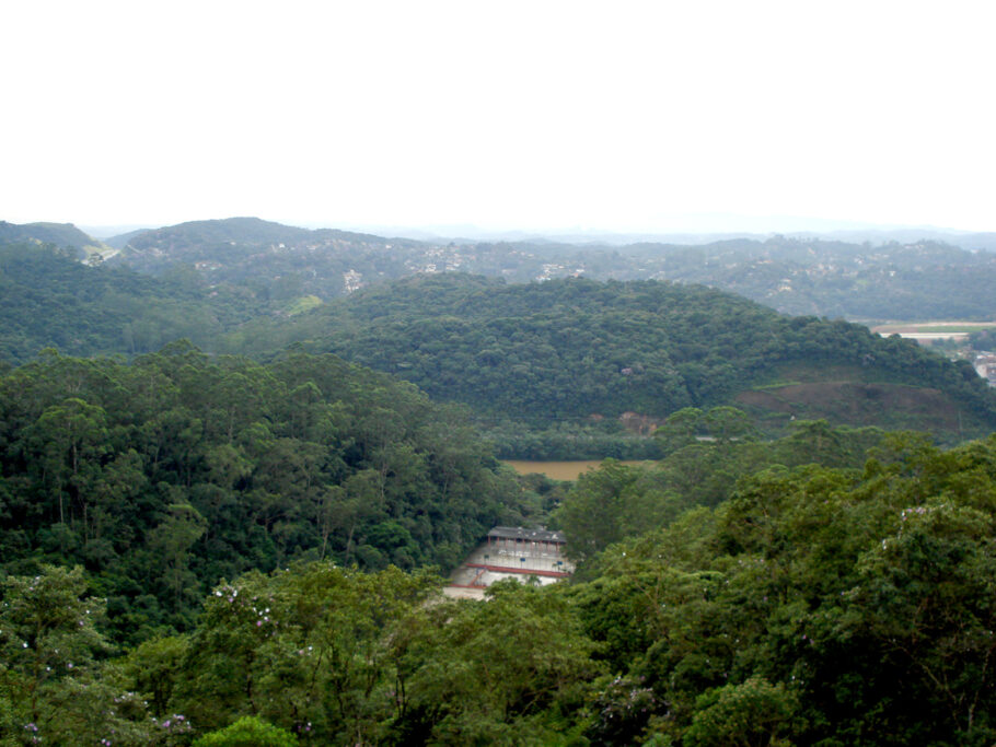 Semasa promove trilha ambiental no Parque do Pedroso neste sábado. Foto: Divulgação.