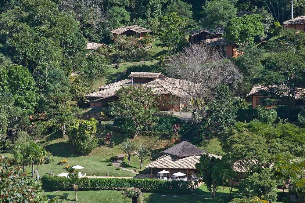 Vista da pousada Les Roches, localizada em Itaipava, distrito de Petrópolis (RJ)