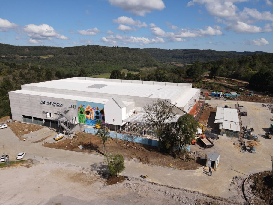 Vista área da Vila da Mônica, que será inaugurado no dia 12 de outubro