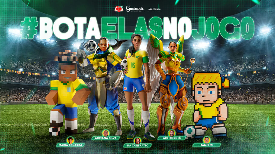 #BotaElasNoJogo pela inclusão de jogadoras brasileiras no universo dos games