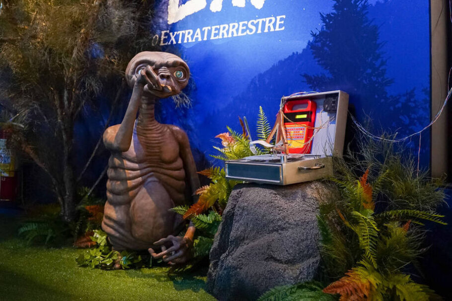 A exposição “E.T. 40 Anos” tem vários ambientes instagramáveis