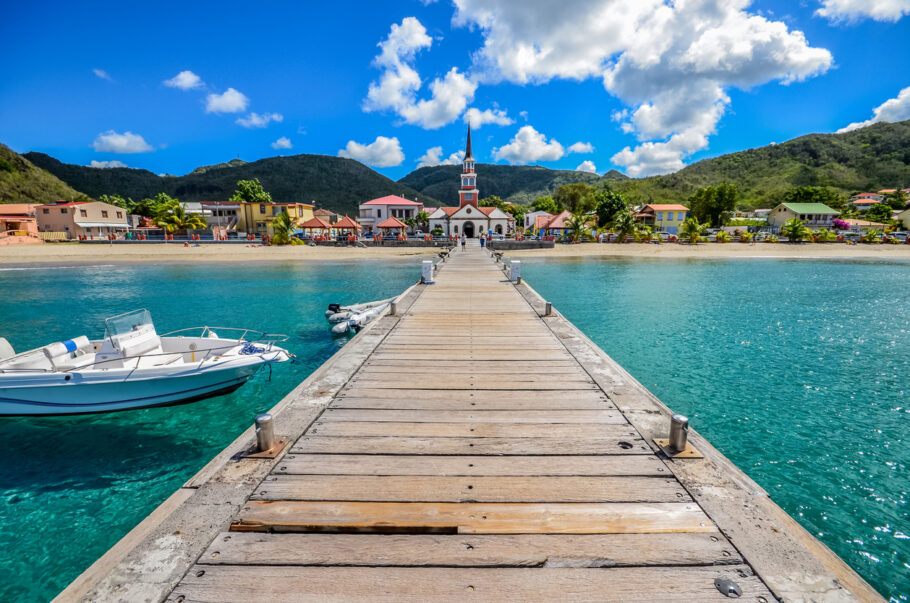 Praia em Les Anses-d’Arlet, na Martinica