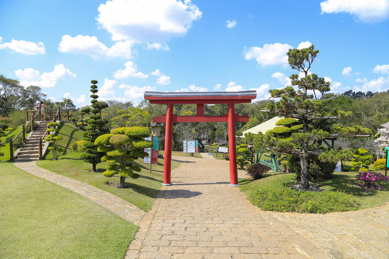 Jardim japonês do Parque Maeda, em Itu (SP), tem 27.500 m² de área verde; veja fotos