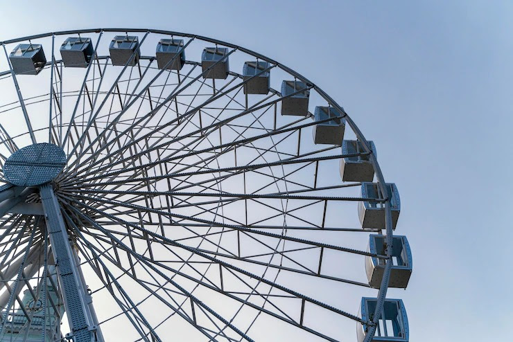 A roda-gigante de Olímpia terá 88 metros de altura e 54 cabines climatizadas para até 8 pessoas