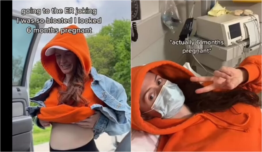  Vídeo em que ela conta como descobriu a gravidez viralizou