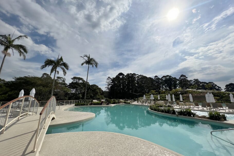 Complexo aquático é novidade do Villa Rossa, em São Roque