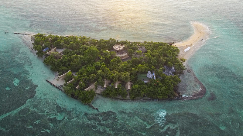 Ilha Corona, na costa da Colômbia