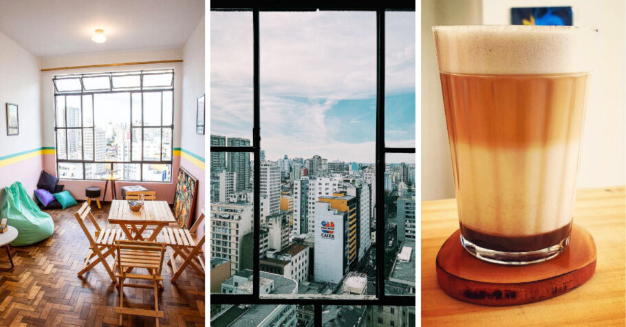 Tome um cafezinho delicioso no 20º andar de um edifício no centro de Curitiba!