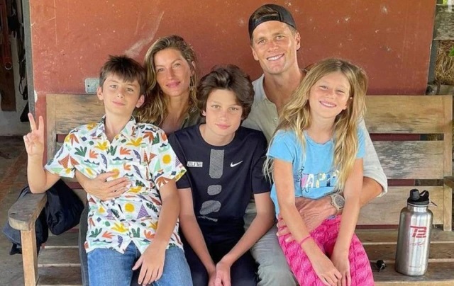 Além de Benjamin e Vivian, o filho mais do atleta também vivia com a família Brady-Bündchen – Reprodução/Instagram