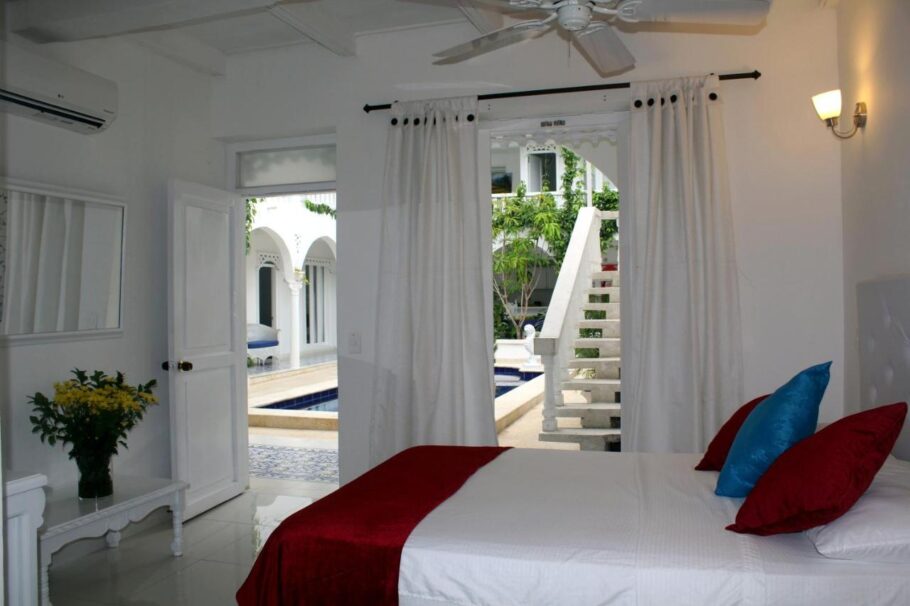  O Hostal Casa Mara, em Cartagena das Índias (Colômbia), possui apenas 13 quartos 