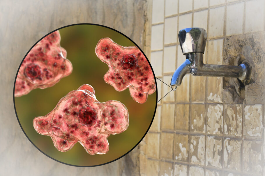  Em casos raros, água de torneira também pode estar contaminada