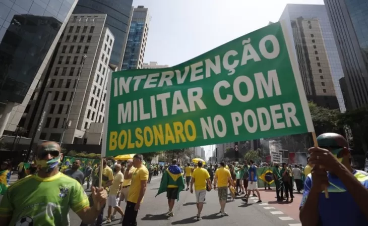 Manifestação antidemocrática no 7 de setembro de 2022 em São Paulo