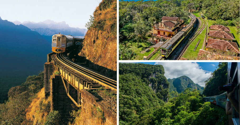 O passeio ferroviário entre Curitiba-Morretes é um dos passeios de trem mais bonitos do mundo!