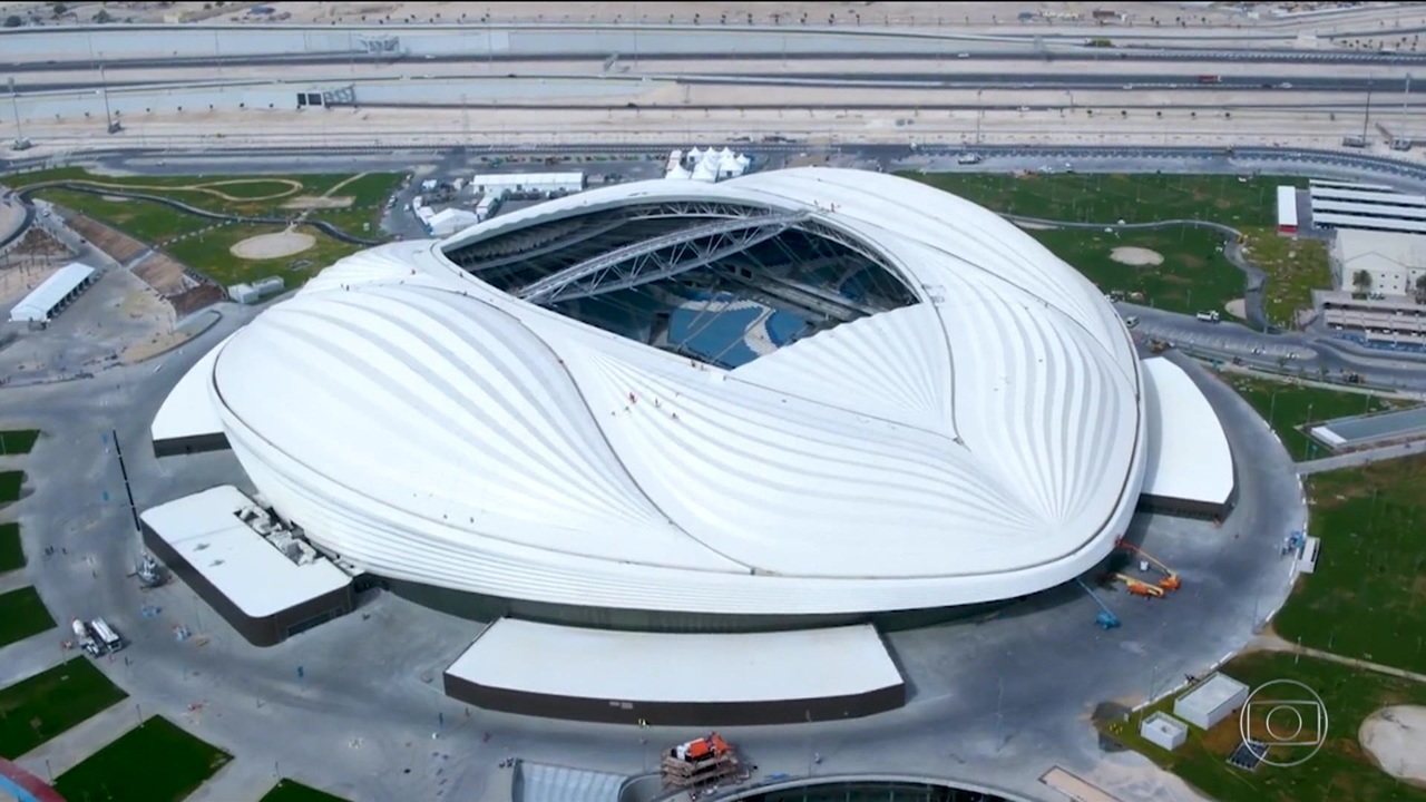 Estádio Al Janoub, projeto da arquiteta Zana Hadid