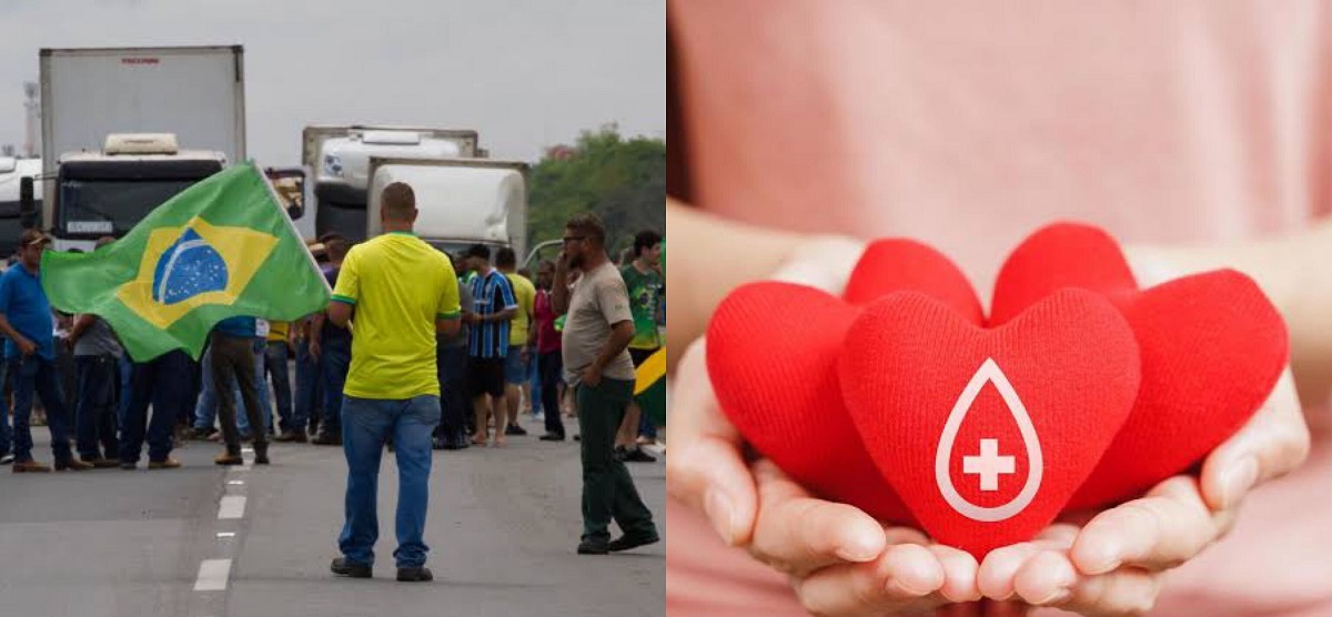 Bloqueios em rodovias impedem coração de doador chegar em SP