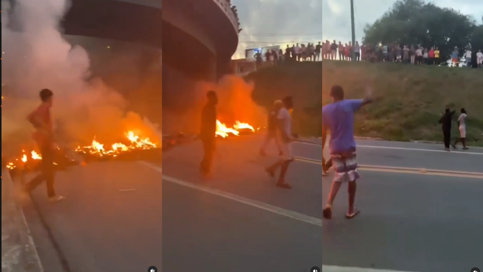 Moradores se mobilizam e acabam com bloqueio bolsonarista em rodovia no Espírito Santo – Reprodução/Instagram 