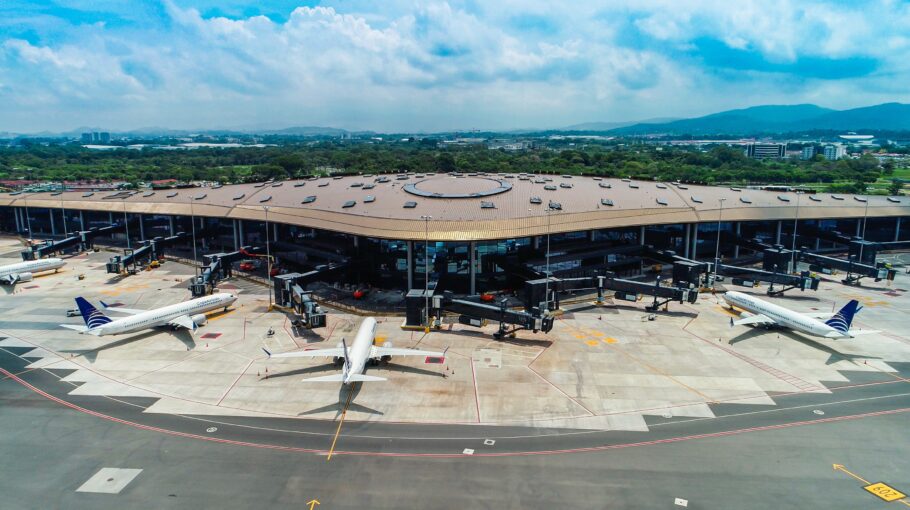  Vista do novíssimo Terminal 2 do aeroporto de Tucumá, na Cidade do Panamá