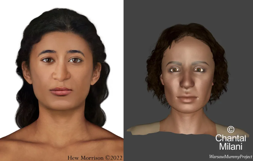 Cientistas fazem reconstituição de rosto de múmia egípcia encontrada grávida