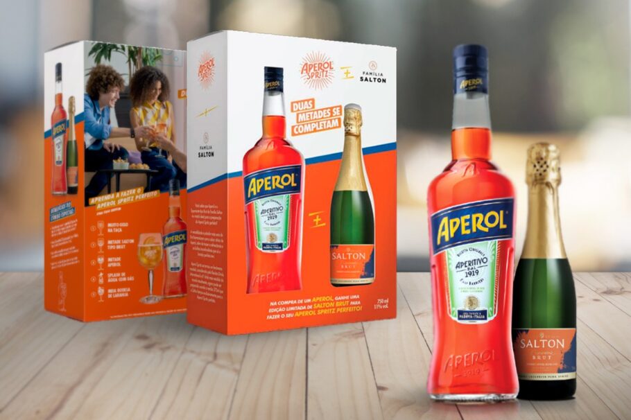 Aperol e Salton lançam kit para facilitar preparo do 6º drink mais consumido do mundo