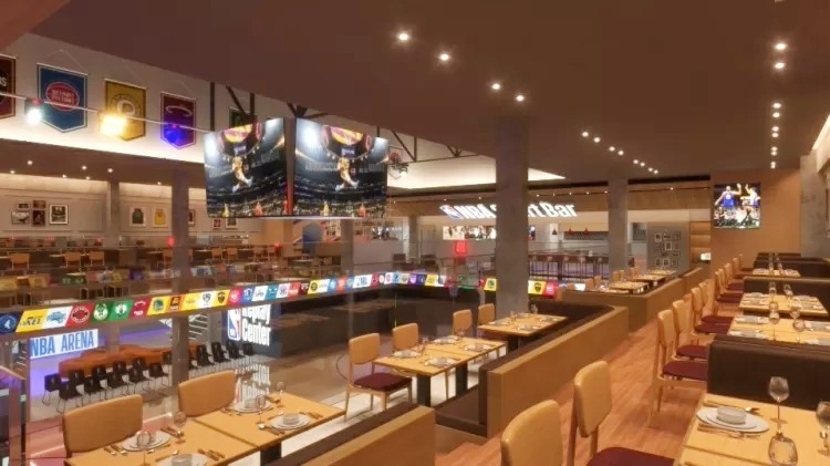 O parque temático da NBA, em Gramado (RS), terá restaurante e lojas