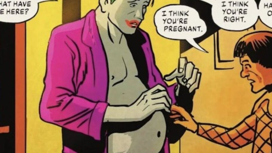 Coringa descobre estar grávido em nova HQ da DC