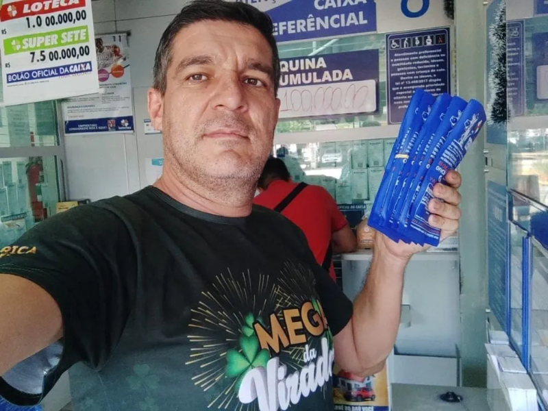 Responsável pelo bolão com as apostas realizadas na Mega da Virada