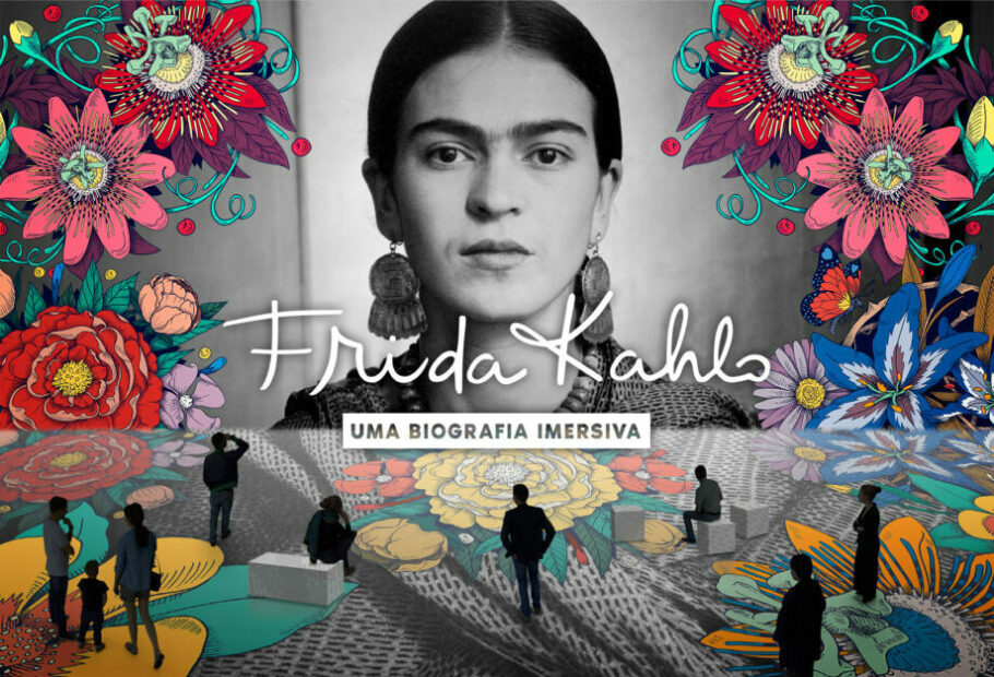 Exposição imersiva que mostra a trajetória de Frida Kahlo