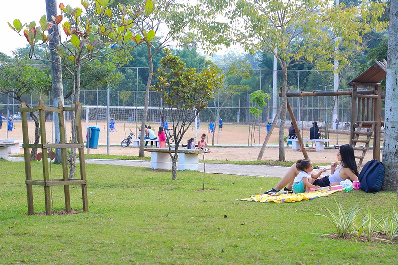 Novo espaço que será interligado ao Parque Ecológico já está em obras. Foto: Igor Andrade.