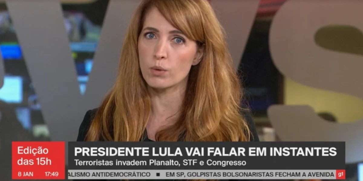 Como a Globo cobriu os atentados terroristas de Brasilia?