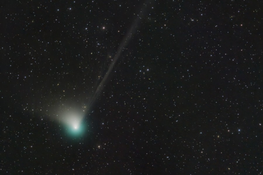 O Cometa C-2022 E3 (ZTF), que poderá ser visto a olho nu no Brasil a partir der 4 de fevereiro