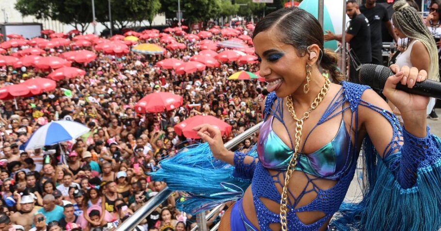 Bloco da Anitta no pós-Carnaval do Rio de Janeiro