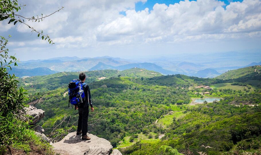 Vista do Pico Alto,, na Serra de Baturité, em Guaramiranga