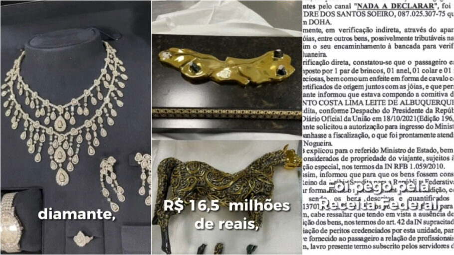 Receita afirma que governo Bolsonaro não tentou regularizar joias sauditas