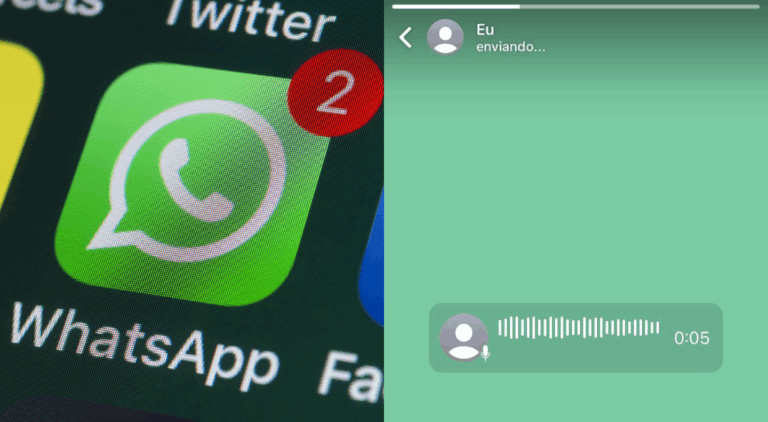 áudio no Status do WhatsApp