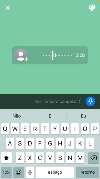Agora é possível publicar um áudio como Status do WhatsApp!