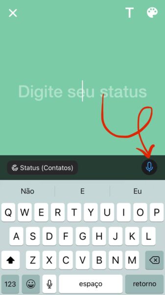 Agora é possível publicar um áudio como Status do WhatsApp!